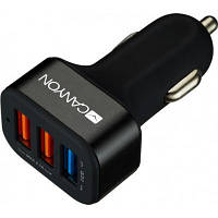 Зарядное устройство Canyon Universal 3xUSB car adapter CNE-CCA07B ZXC