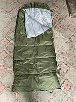 Тактический спальник олива / Спальник для ВСУ с капюшоном