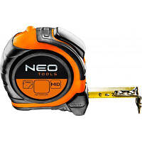 Рулетка Neo Tools стальная лента 8 м x 25 мм, магнит, двусторонний 67-198 ZXC