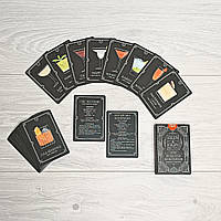 Набір карток з рецептами Olin&Olin №1 для приготування коктейлів 40 шт (Cards-0140) tn