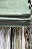 Римська штора 1,30 ш. х 1,70 ст. з декором