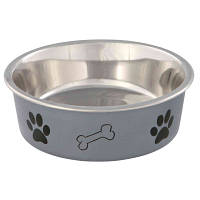 Посуда для собак Trixie Миска металлическая 450 мл/14 см цвета в ассортименте 4011905252421 ZXC
