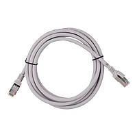 2E Патч-корд САТ 6, FTP, 3м, 26AWG, RJ45, 7/0.16, Cu, LSZH, серый Chinazes Это Просто