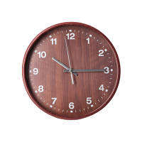 Настенные часы Optima Promo Natural деревянный, темный O52081-43 ZXC
