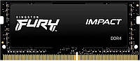 Kingston Пам'ять ноутбука DDR4 16GB KIT (8GBx2) 3200 FURY Impact Chinazes Це Просто