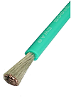 Провід силіконовий 1жила 26AWG (0,13мм.кв.), зелений