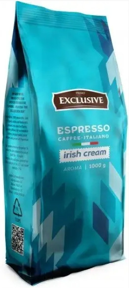 Кава в зернах Primo Irish Cream арабіка з ароматом ірландський крем 1 кг, фото 1
