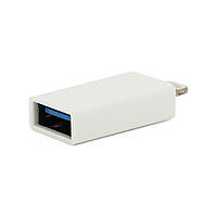 Переходник KIN KY-207 USB3.0(AF) OTG = Lighting(M), White, Box