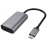 Переходник USB-C to HDMI 2.1, 0.21m, space grey 2E 2E-W1409 ZXC