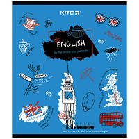 Тетрадь Kite предметный Английский язык Classic 48 листов в клетку K21-240-02 ZXC