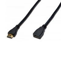 Кабель мультимедийный HDMI to HDMI 5.0m Digitus AK-330201-050-S ZXC