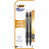 Ручка гелевая Bic Gel-Ocity Original, черная 2 шт в блистере bc964760 ZXC