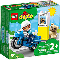 LEGO Конструктор DUPLO Town Полицейский мотоцикл 10967 Chinazes Это Просто