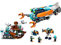 LEGO Конструктор City Глубоководная исследовательская подводная лодка Chinazes Это Просто