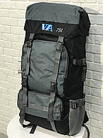 Рюкзак туристический VA T-07-2 75л, серый ZXC