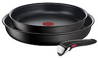 Tefal Набор посуды Ingenio Easy Cook & Clean 3 предмета, 22 см, 26 см, зьемная ручка ручка Chinazes Это