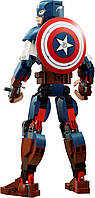 LEGO Конструктор Marvel Фигурка Капитана Америка для сборки Chinazes Это Просто
