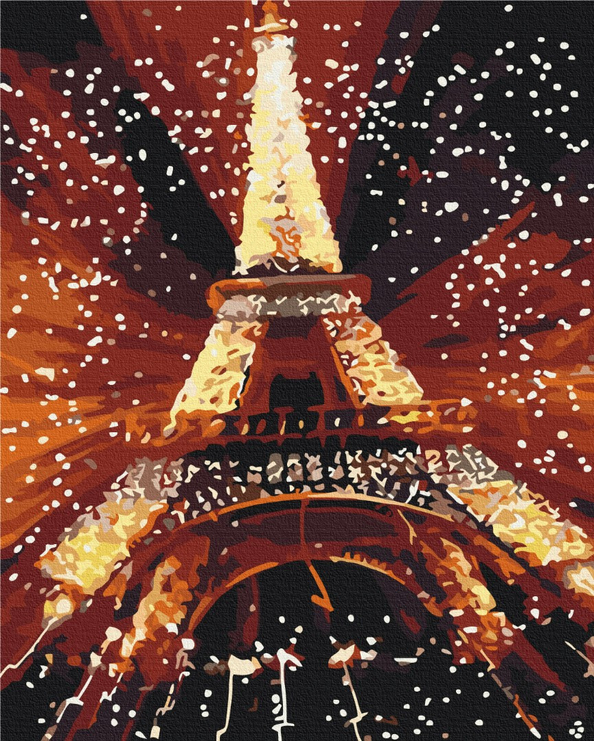 Картина за номерами BrushMe Свято в Парижі 40х50 см BS52243 TT, код: 8265696