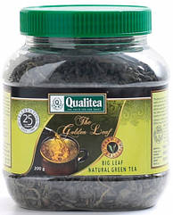 Купаж зеленого великолистового чаю Qualitea The Golden Leaf 200 грамів