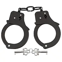 Кандалы с ключом со стали для охраны MFH Handcuffs Черные