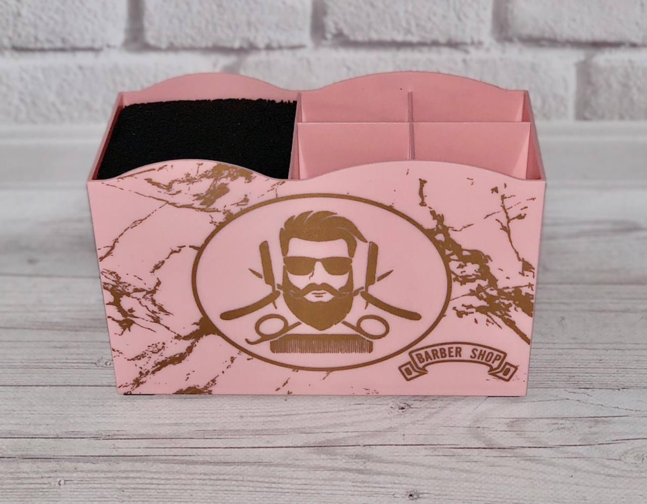 Підставка для ножиць на 5 секцій JDZ-02 (Рожева)