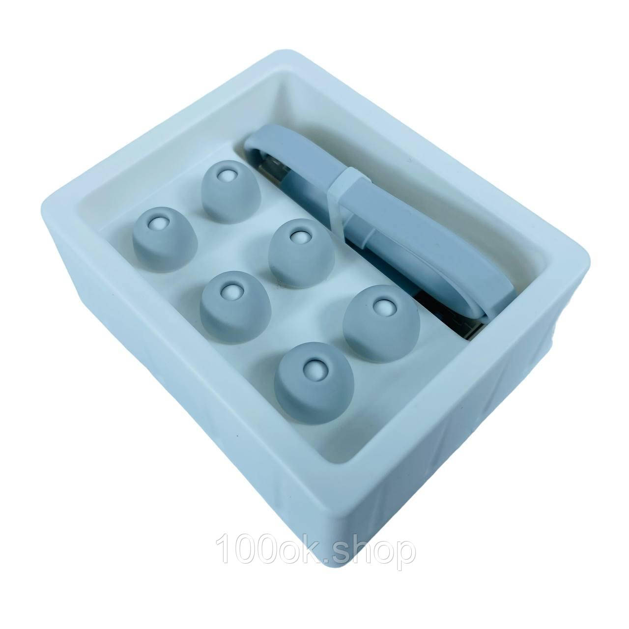 Амбушури та зарядка для навушників Redmi Buds 3 Pro (BHR5194GL) Glacier Grey 4539, фото 1