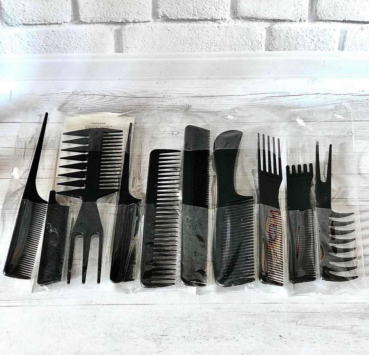 Набір гребенів чорний ТН-110