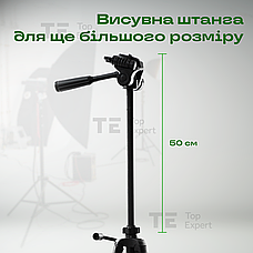 Професійний штатив тринога 180см Neepho NP-8840 для телефону фотоапарата камери для зйомки з рівнем, фото 3