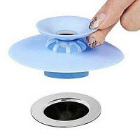 Силіконова пробка для раковини Синій iC227