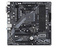 ASRock Материнська плата B450M PRO4 R2.0 sAM4 B450 4xDDR4 M.2 HDMI DVI mATX  Chinazes Це Просто