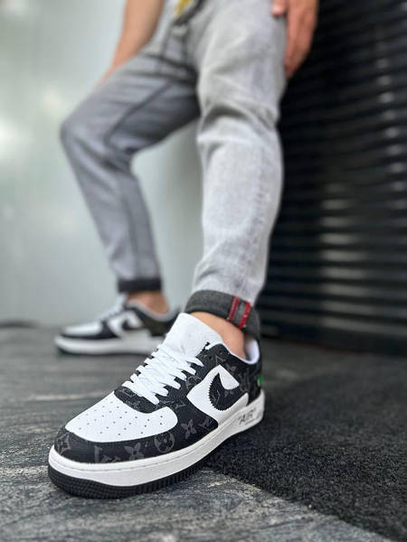 Nike Air Force 1 Low By Virgil Abloh White Black x Louis Vuitton 14893