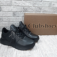 Мужские кожаные кроссовки Clubshoes 39