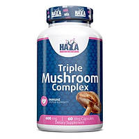 Грибной комплекс Haya Labs Triple Mushroom Complex 60 Veg Caps ST, код: 8260534