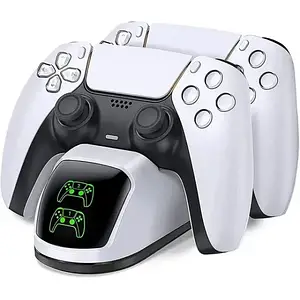 Зарядний пристрій для геймпада Infinity PS5 P-5 X111 Dualsense Black White