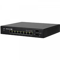 Комутатор Ubiquiti EdgeSwitch ES-8-150 W (8x1GE, 2xSFP, PoE+/Passive PoE, 150W max)