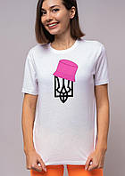 Женская футболка с принтом "Тризуб Панамка"