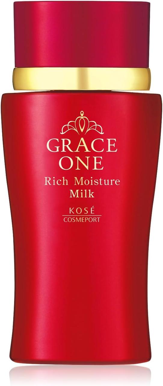 Kose Cosmeport Grace One Rich Moisture Milk антивікова емульсія з астаксантином для зрілої шкіри, 130 мл