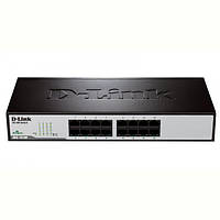 Комутатор D-Link DES-1016D/H1A 16-port UTP 10/100Mbps metall