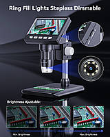 Цифровий мікроскоп микроскоп 4.3 In LCD Digital Microscope 40-1000X