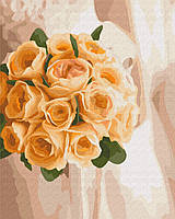 Картина по номерам BrushMe Букет невесты 40х50см BS37531 KP, код: 8264473