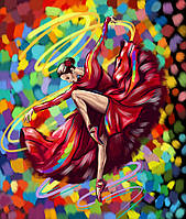 Картина за номерами Danko Toys Яскравий танець 40х50 см KpN-01-05U EJ, код: 8263683