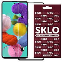 Защитное стекло SKLO 3D (full glue) для Samsung Galaxy A51 / M31s mid