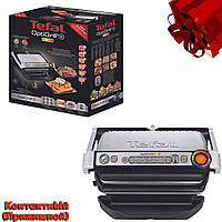 Бытовые электрические грили и барбекю TEFAL OptiGrill Домашний гриль (Прижимной) Электро гриль