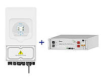 Комплект гибридный инвертор Deye SUN-6KSG05LP1-EU + АКБ Deye SE-G5.1 Pro-B Инвертор 6 кВт АКБ 51,2V 100A