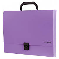 Папка - портфель Economix пластиковый A4 на застежке 1 отделение, фиолетовый E31607-12 o