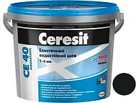 Затирка для плитки Ceresit CE 40 Aquastatic Чорна, 2 кг