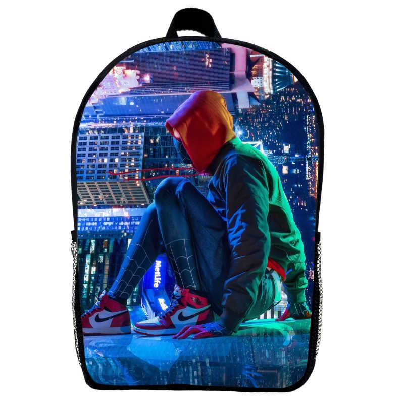 Рюкзак Людина Павук дитячий (Gear bag Spidermen mini 014) чорний, 29 х 21 х 9 см, фото 1