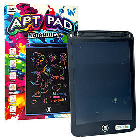 Планшет для малювання WToys екран 8,5” чорний 14*22 см (87166)