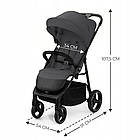 Прогулянкова коляска книжка дитяча KiderKraft TRIG 3 Grey / Легкі прогулянкові коляски для дітей, фото 4