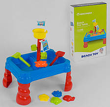 107 Столик для піску та води 24 елементи, у коробці